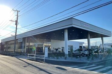 トヨタＳ&Ｄ西東京株式会社　瑞穂店 専用の用具があるので…
⇒手作業は少なめでほどよい運動に◎
働くうちに洗車のコツも身につきます！