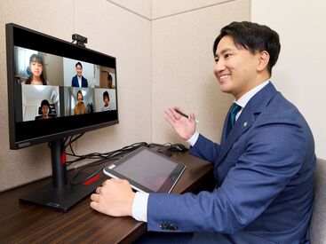EIKOH LiNKSTUDY 集団指導(中学受験_水道橋勤務) ≪オンライン授業の様子≫
1クラスあたりの指導人数は3～7名前後
システムやツールの使い方は
研修で丁寧にお伝えします♪