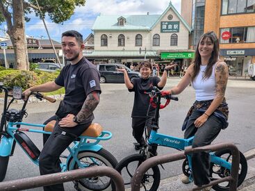 貸出の他に、鎌倉の観光スポットなどのご案内も♪
最初はしっかり研修があるので、
未経験さんも安心してご応募ください！