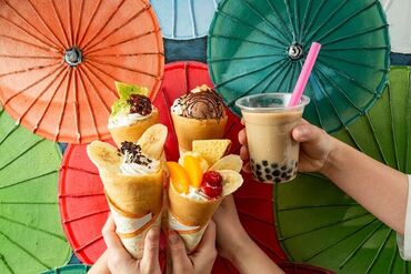 クレープおじさん　モレラ岐阜店 クレープの作り方は丁寧にお教えします♪
まかないで自分の好きなクレープを作って食べることもできますよ☆