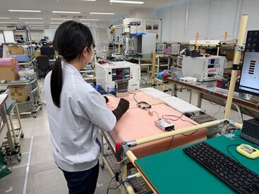 <未経験OK！>Excelを使ってデータを
まとめたり、半田ごてを使ったり、
いろいろな経験ができます！