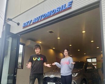 お仕事はレンタカーの配車がメインでほとんど運転しています♪
万が一の事故も保険に加入しているので安心*