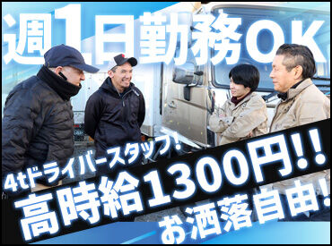 株式会社阿隅商事 基本ルート配送のみで力仕事は少なめ◎
難しい作業は一切ありませんので、
配送経験・知識がない方もすぐにマスターできますよ♪