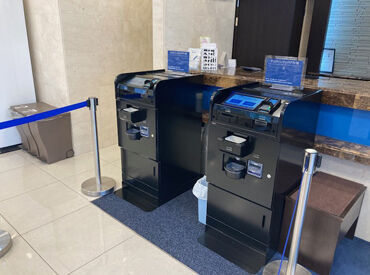 自動チェックインで接客も少なめ！
研修もバッチリなので、安心してスタートできます！
