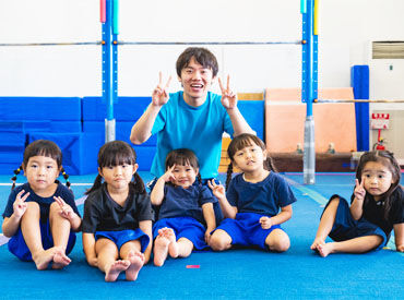 ガンバ体操クラブ 三田教室 資格・経験・スキルは一切不要◎
「子どもが好き!!」その気持ちさえあれば大歓迎♪