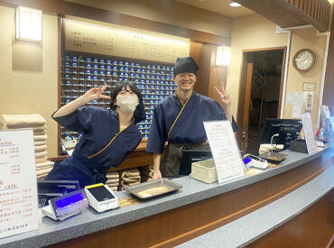 幅広い年齢層が活躍中★
みんので助け合える職場環境です◎