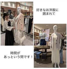 Enchante Lou Lou　イオンモール浜松市野店 ＼アパレルデビュー大歓迎／
オシャレを楽しみながら働ける環境です♪
知識などは必要ナシ◎できることからお任せします！
