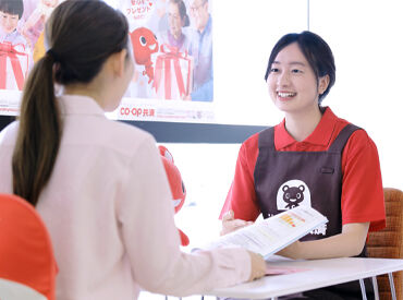 週3日～OKで無理なく勤務！
10:00～17:00の働きやすい時間帯です♪
日曜は固定休みでプライベートの予定も立てやすい！