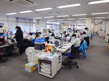 待遇福利厚生はもちろん、快適に働けるオフィス環境も充実♪