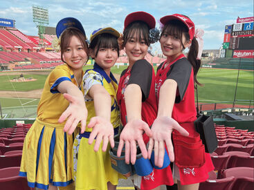 株式会社フルキャスト 東北支社 スタジアム仙台営業課/MNT0218FS-1 男女問わず、学生さん、フリーターさん、主婦さんなど、
10～30代の幅広い年代のスタッフが活躍中！