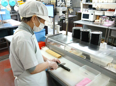 花いちもんめ　稚内本店 <接客なし＞裏方モクモク作業！
普段ご自宅で料理をしてる方は、
家事の延長感覚で始められる作業です◎