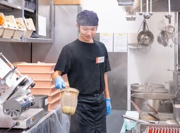 ラーメン魁力屋　イオンモール鹿児島店【5402】 全国展開のイートスタイルの店舗で活躍しませんか？
接客方法などイチから研修でお伝えします！