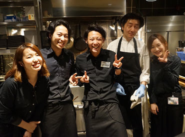 名駅・栄・伏見など勤務地多数♪＊
人気エリアで飲食バイト始めよう◎