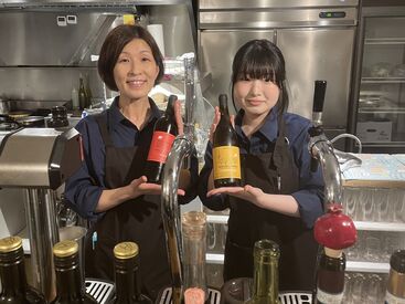 カフェ&ダイニング Eau de Vie （オードヴィー） 3駅徒歩5分でアクセス抜群！
千葉など遠方から通うスタッフもいます。