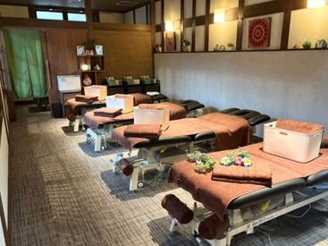 ゼロからサポートします！
ココロとカラダを癒す技術が身に付けられますよ♪