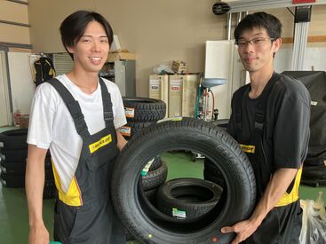 タイヤランド札幌西 サポート体制がしっかり整っています！
男性3名と事務の女性1名が在籍。
人が良く馴染みやすい環境です！