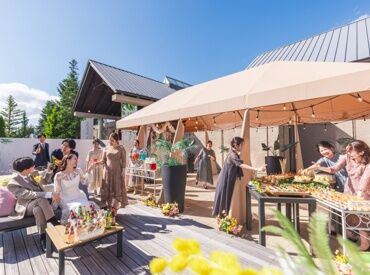 ゲストの笑顔と「ありがとう」がやりがいに！
一度味わったら夢中になる、そんなお仕事です♪