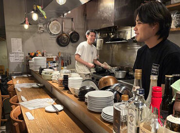 仕事以外の話もするほど仲が良い雰囲気♪
お店のファンになっちゃうかも！？