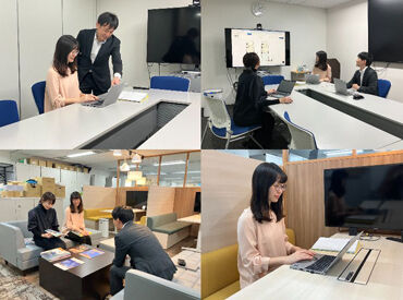 大手ならではの福利厚生やサポート制度あり！
働きやすさは抜群です◎