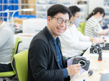 近くにはベテラン社員がいるので安心♪
働きながら知識を習得できるレアなお仕事です！