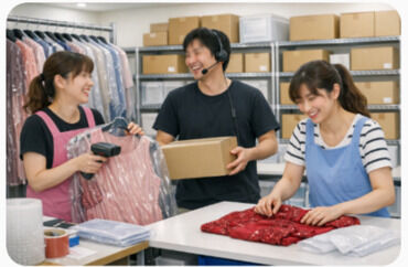 レンタルドレスLULUTI（ルルティ）大宮倉庫　イオンリテール(株) ＼夕方のスキマ時間を有効活用！／
大学生・専門学生・フリーター歓迎♪希望休や連休の相談もOK