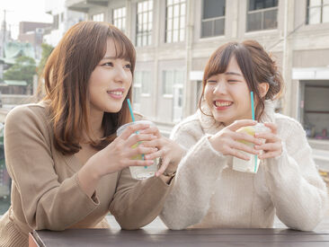 株式会社ＧＯＤ　ＥＮＴＥＲＴＡＩＮＭＥＮＴ  お友達と一緒に応募もOK♪ 2人でスタートした先輩もたくさんいます！
