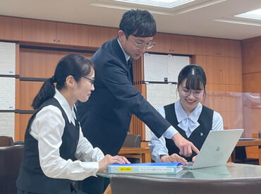 優しい先輩ばかりなのでご安心を◎
まずはお気軽にご応募ください！