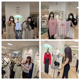 週1日～／1日3時間～★
シフトも柔軟◎
新作のお洋服などもいち早く知れるのでワクワクしながら働けます♪