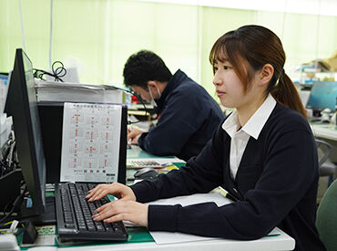 株式会社 仙台宮水 女性スタッフ活躍中！
学歴や経歴は一切不問◎
タイピングができればOKです！