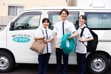 ツクイ大阪南田辺（訪問入浴） ツクイのサービスは、全国47都道府県に
700カ所を超え、業界でもトップクラス！