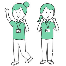 "入社前の職場見学がありますので、安心してスタートできますよ♪
Web面談も可能ですので、気軽にお問合せください◎"