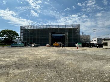 ※現在建設中！新工場オープニング★
手に職がつくので自信にも繋がります♪
面接は1回のみ！人柄重視の採用です◎