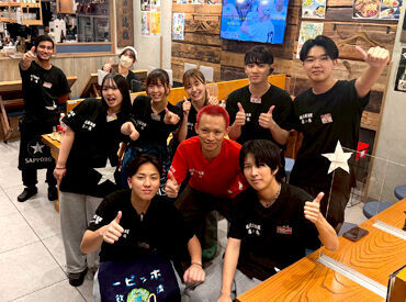 これが実際のまかない写真！
激ウマでスタッフからも好評♪
ガッツリ食べても無料です！