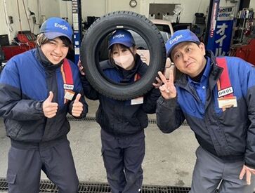 ENEOS EneJet カーメニティ嵐山SS／ババウチ石油（株） 友達や家族など…誰かと一緒に応募OK！
履歴書は不要なので、気軽にスタートできます。
仲間と一緒に楽しく働こう★