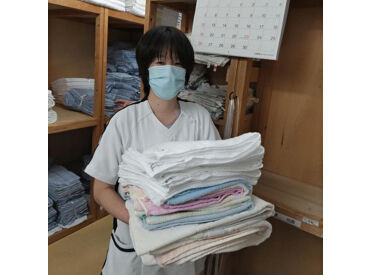 ワタキューセイモア株式会社（勤務地：開西病院） 未経験からでも大歓迎♪
親切・丁寧にお教えします◎