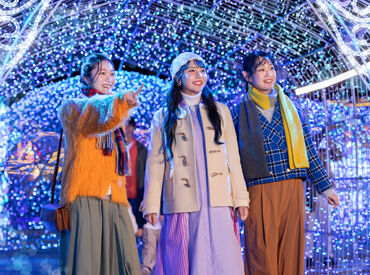 ラグーナテンボス　LAGUNA TEN BOSCH ＼バイトデビュー歓迎／
学生・フリーターさん活躍中♪
週2日～希望の日を申請することができます◎