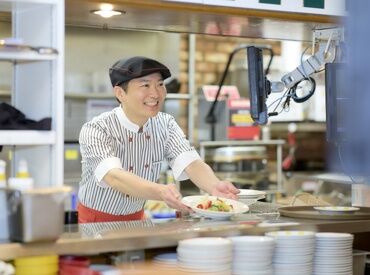 ジョリーパスタ　西九条店[JP0371] 40種類以上のパスタさ豊富なサイドメニューの
"ジョリーパスタ"で美味しいパスタを作るお仕事★