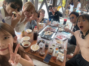 店舗間でヘルプに行くことも◎
たくさんの友達ができて、バイトの楽しさ＆充実度アップ★