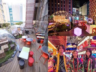 テラスBBQが、「映えSPOT」ビアガーデンとして営業中です。週休2日制！調理経験者大歓迎！未経験者も可です。