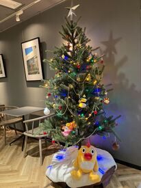 ＼かわいい内装／
今の時期にはクリスマスツリーとそらジローが待ってます！
そらジローに会うつもりでお気軽にご応募ください！