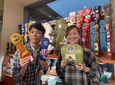 20～40代のスタッフ活躍中！
■ゴルフが好き
■アパレル販売に興味がある
■流⾏やトレンドに敏感
そんな方々には特にピッタリ♪