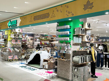 ロゴスショップ ららぽーと門真店 ＼平日も同時募集中／
学校が休みの土日にガッツリ働くもOK！
家族が不在のお昼の間だけなどもOK！
⇒シフト相談はお気軽に◎
