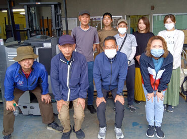 株式会社バンセイ 阪神支店 服装自由◎ご自身の動きやすい恰好でOK★
週1日～日数少なめ両立バイトから
週6日レギュラーワークまで、都合に合せて働けます♪