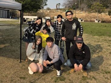 履歴書不要*友達との応募も大歓迎!
学生同士の新しい繋がりもできる♪