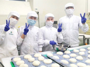 こちらはサポートファクトリーでの製造風景です★
ココで製造されたパンなどを配送していただきます◎