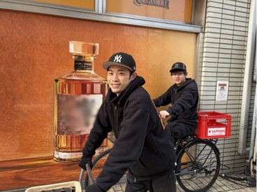 有限会社酒のしまぞえ　紺屋町店 頭よりも体を使うのが得意な方に！
流れさえ覚えてしまえば、とってもカンタン♪
意外と重くないのでスイスイ配達できます！