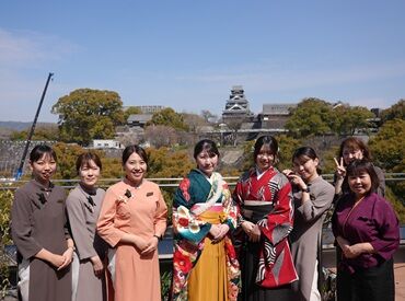 ＼＊ブライダルや会食等での利用も多数＊／
丁寧な接客スキルや言葉遣いも身に付くので
"就活時に役立った！"なんて学生さんも◎