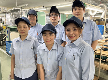 株式会社綱嶋工業所 ≫車・バイク・自転車通勤OK≪
もちろん駐車場や駐輪場は無料です！満員電車のストレスを感じず働けます◎