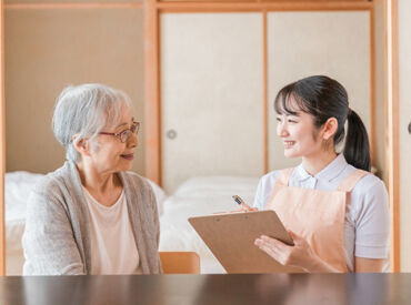 株式会社ベネッセキャリオス/C011797（施設名：そんぽの家 生野巽中） 未経験歓迎！ブランク明けもOK！
お仕事とプライベートの両立も可能♪
※写真はイメージです