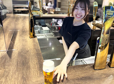 PRONTO(プロント)　The PREMIUM MALT’S HOUSE ビール好きにはたまらない！
神泡ラテアートが大人気★
ビールの知識などは徐々に身に付ければOK♪